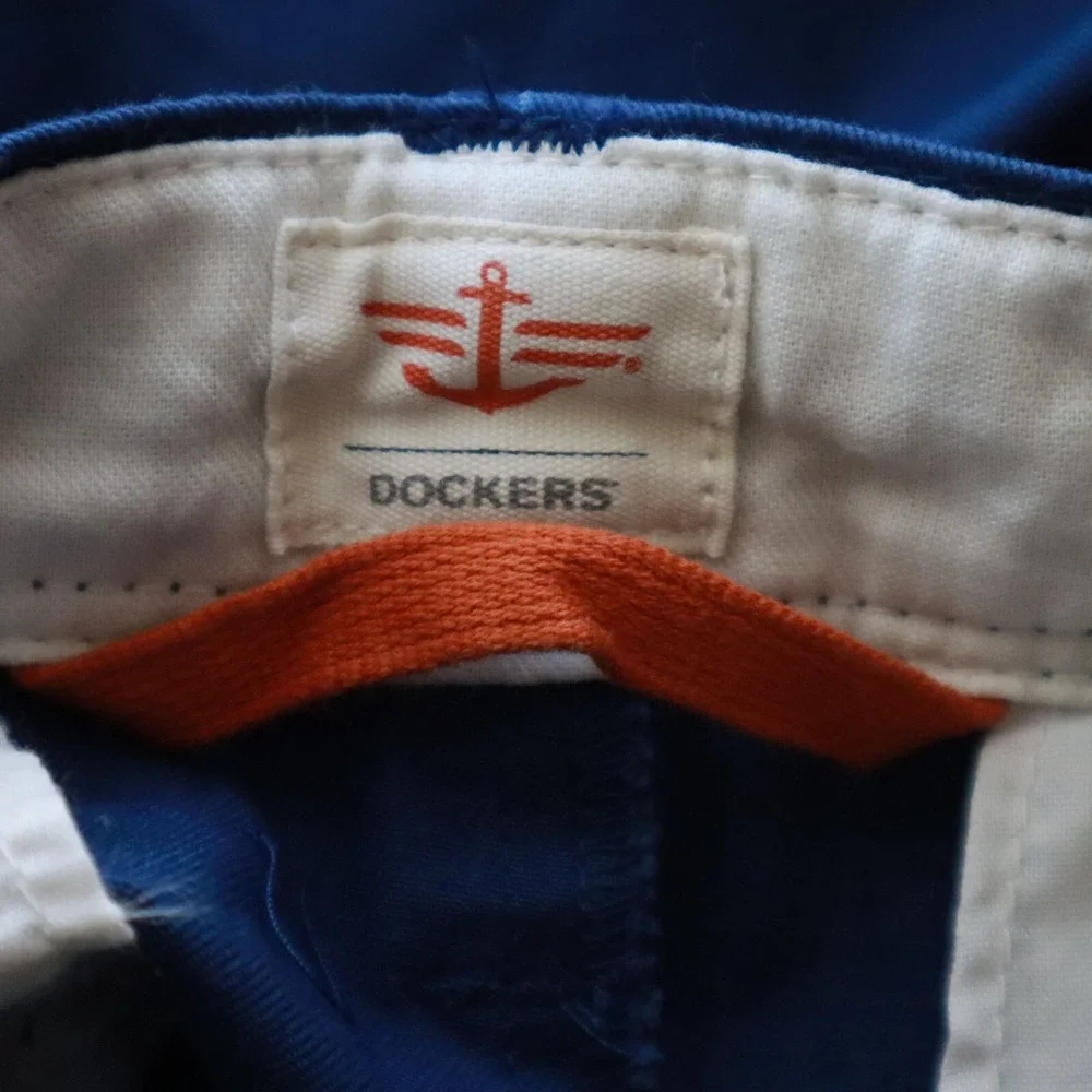 Dockers‎ Shorts Mens 30 Pacific Classic Fit Cargo Outdoor Casual Cotton Blue NWT